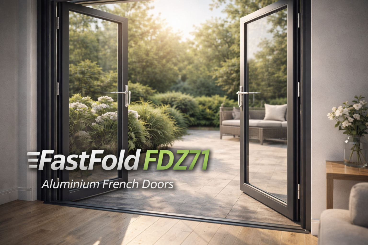 FastFold FD Z71 aluminium French doors