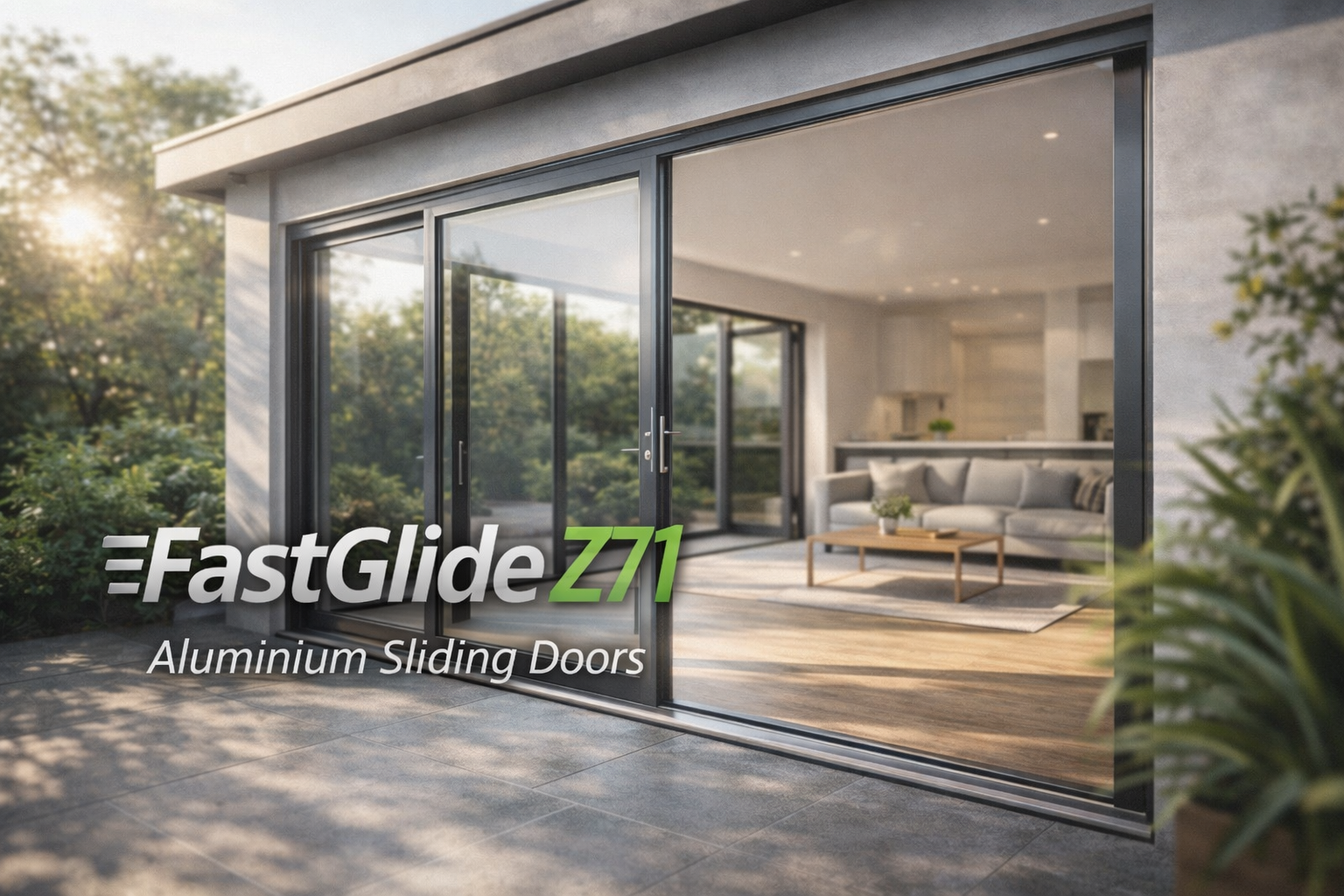 FastGlide Z71 aluminium sliding doors